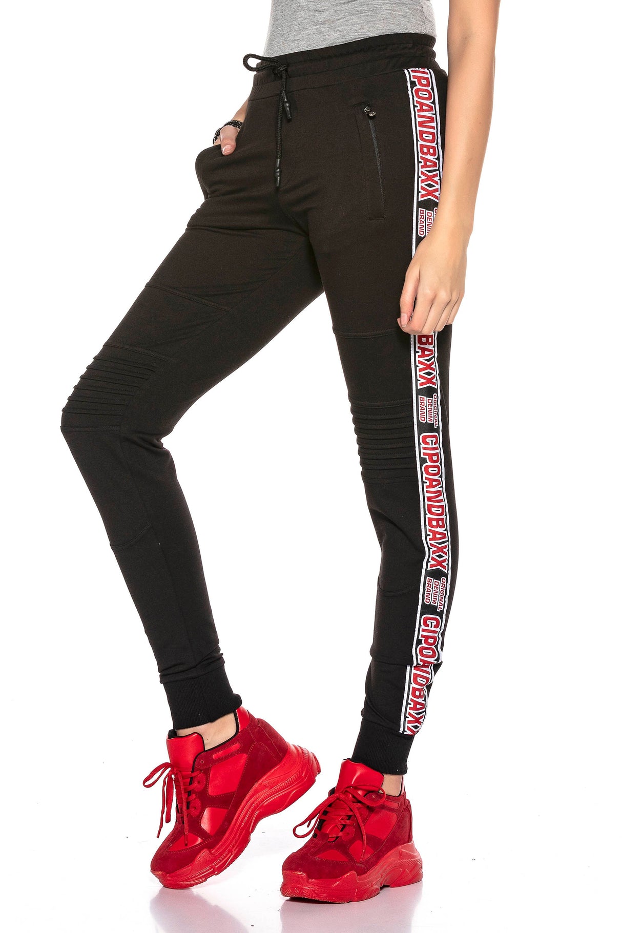 WR115 Women's sweatpants with stylish brand stripe