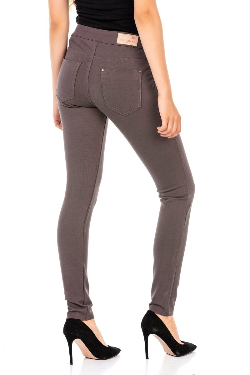 WR144 Women's fabric trousers in a fashionable cut