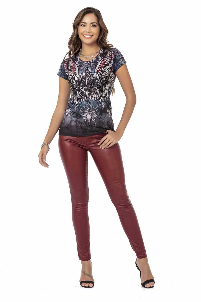 WT327 women's T-shirt with cool brand print