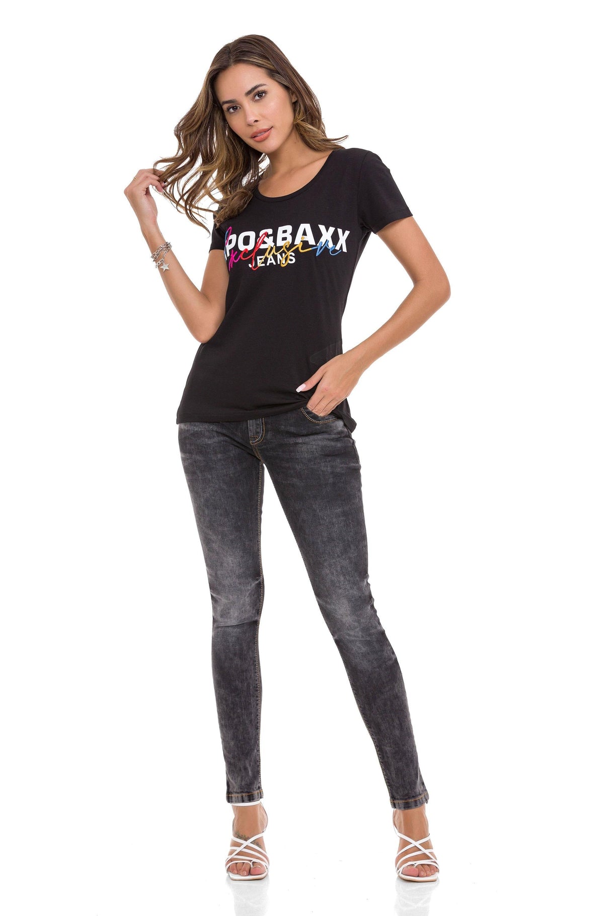 WT370 Women's T-shirt with exclusive embroidery