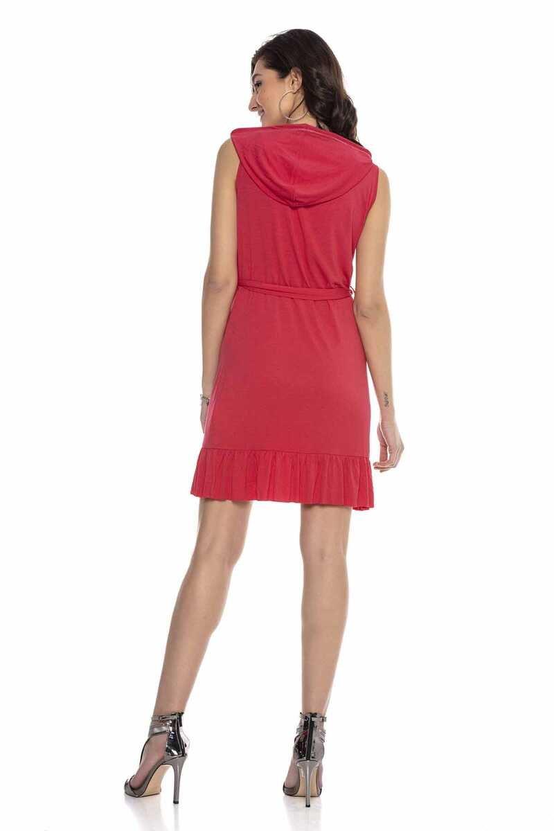 WY136 Women's Dress with Hood