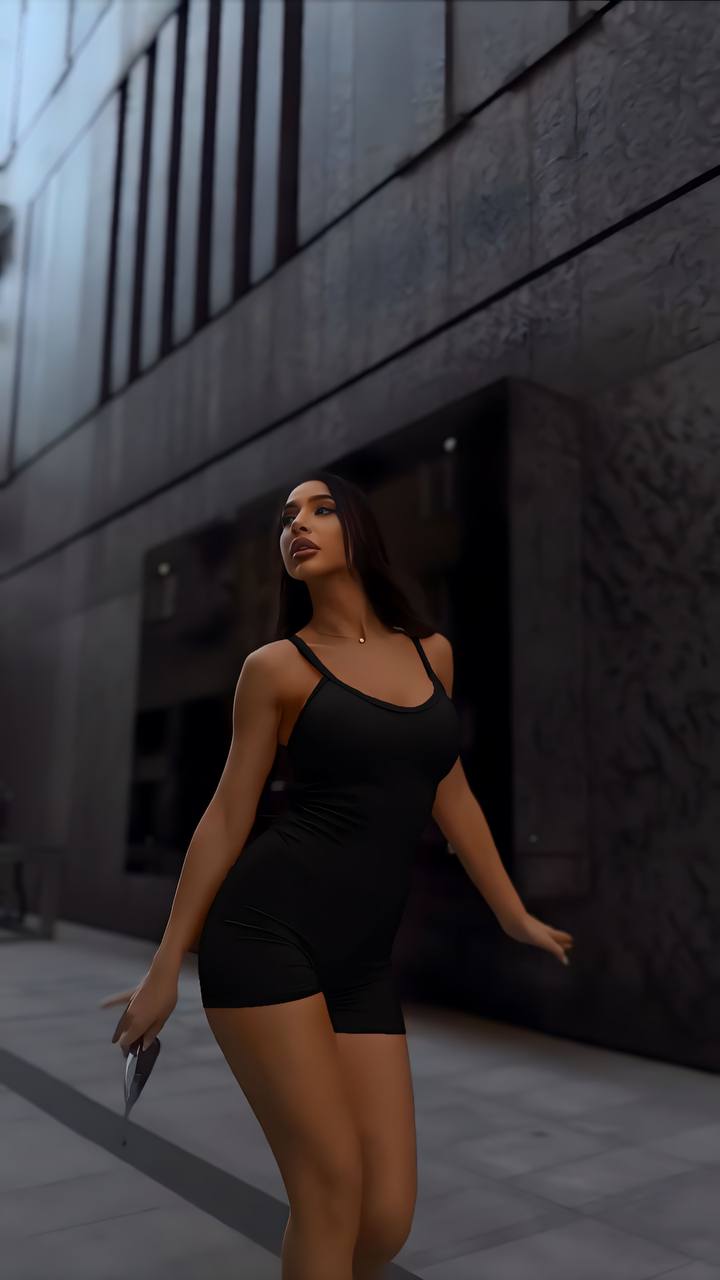 WY180 Sport Jumpsuit, short and tight-fitting