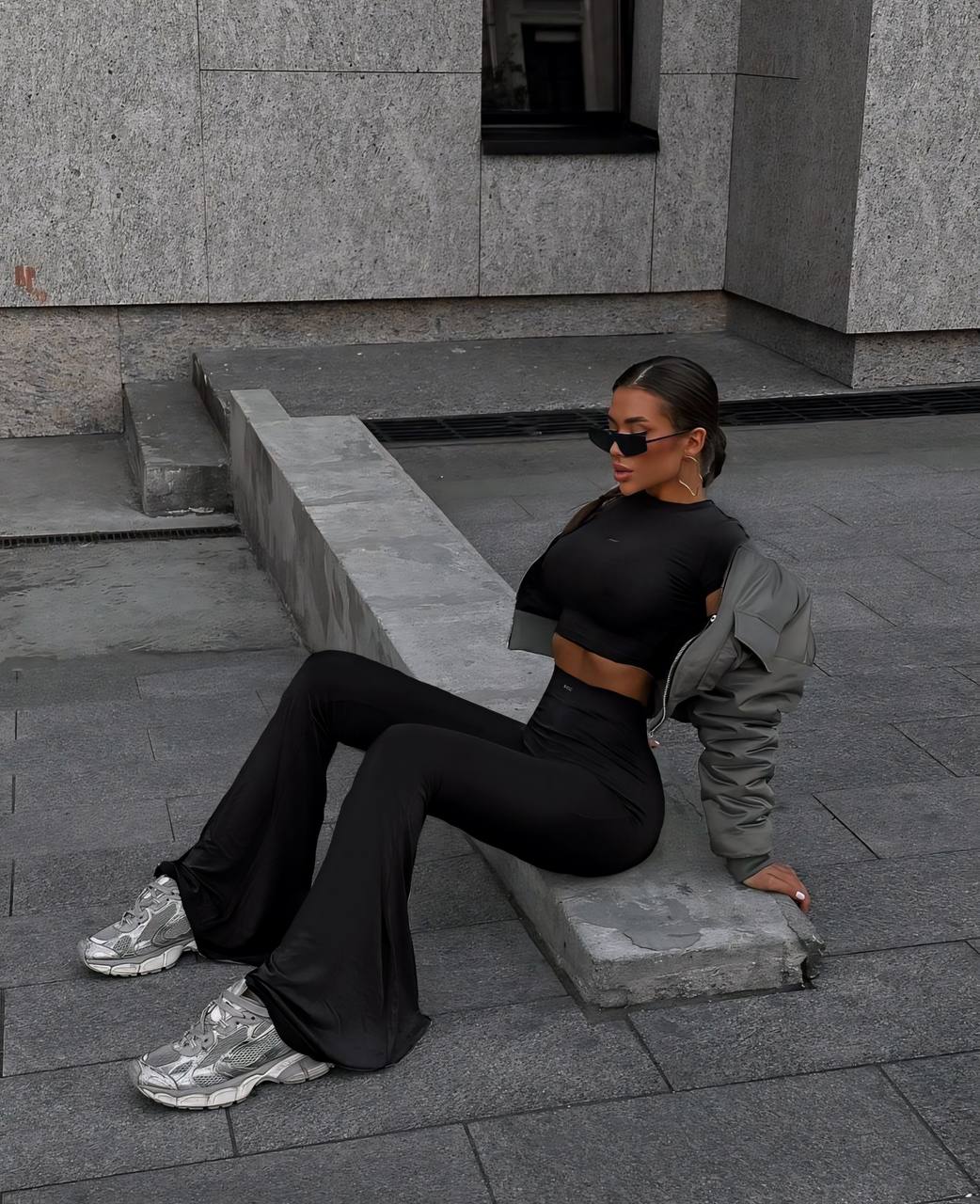 WY186 2-piece sports set, yoga tracksuit