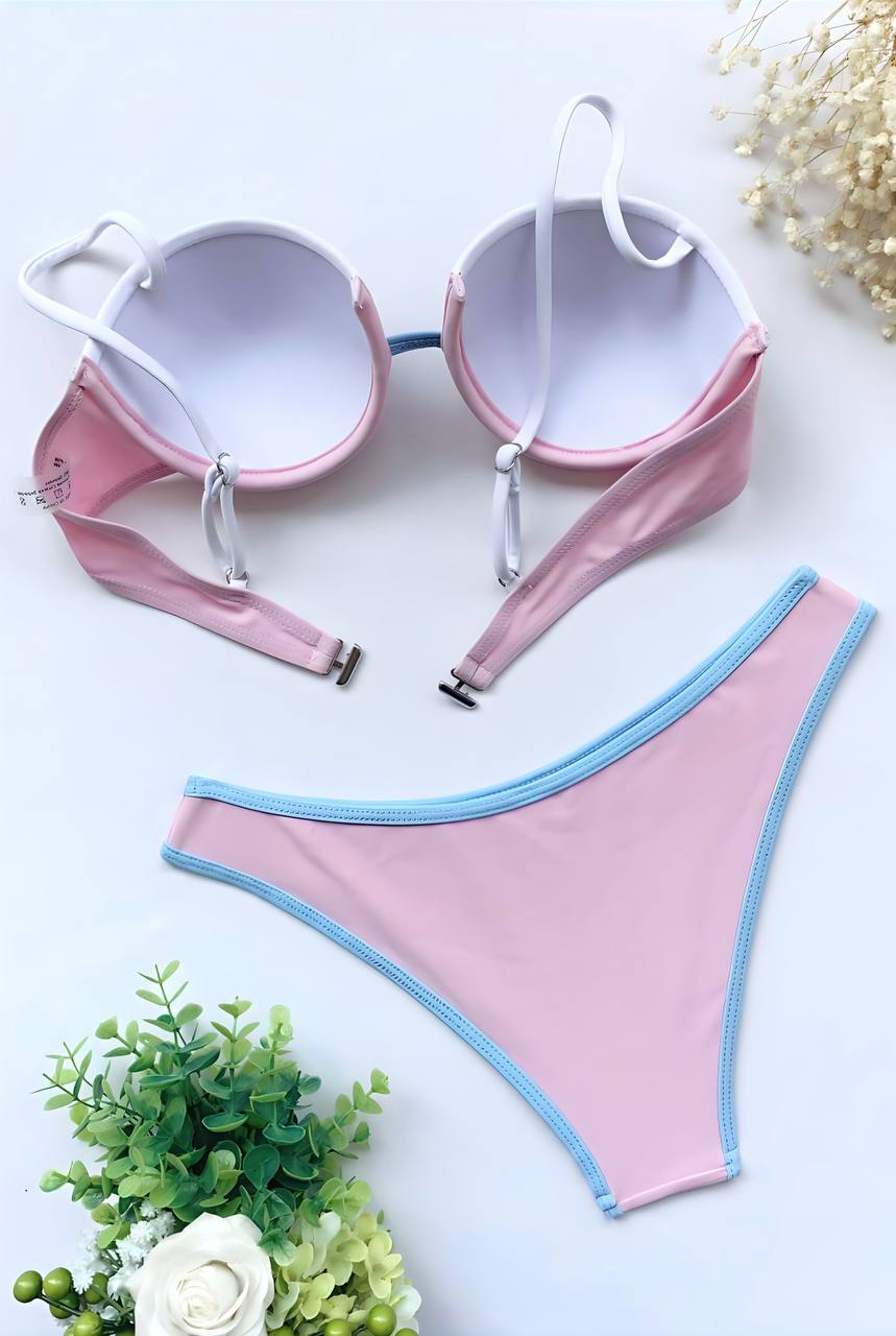WY190 Bikini set with underwire bikini top