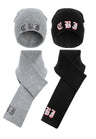 CA139 BEANIE+SCARF