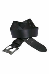 C-2163 Men's Leather Belt Casual Style with Brand Logo