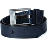 C-2163 Men's Leather Belt Casual Style with Brand Logo