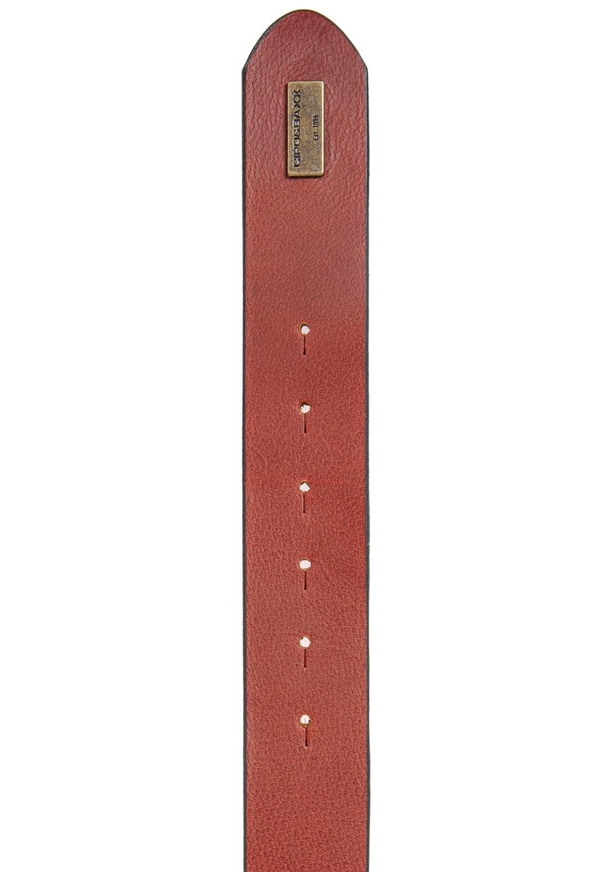 CG120 Men's Leather Belt – Vintage Style with Antique Buckle