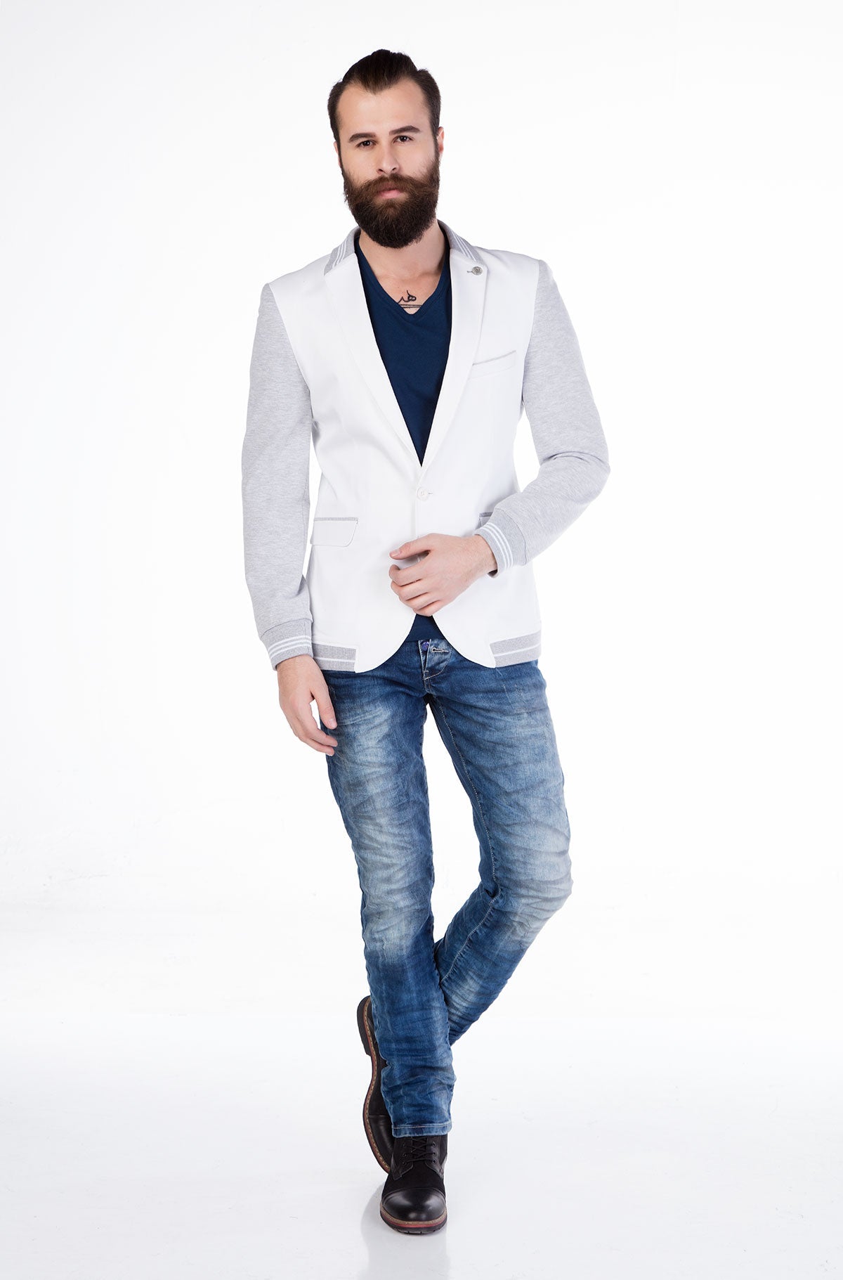 CJ126 Men's Blazer – Urban Style Meets Elegance