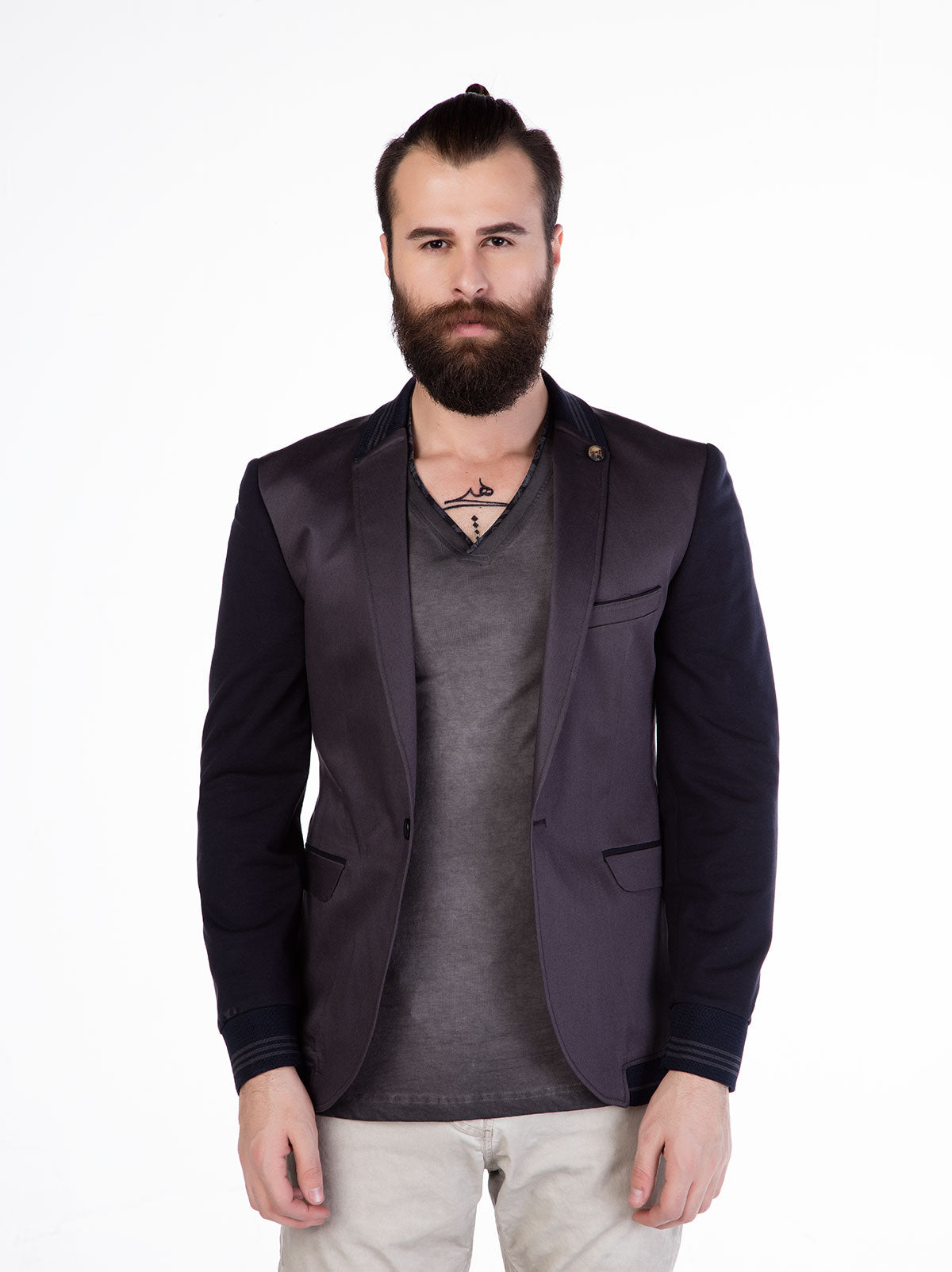 CJ126 Men's Blazer – Urban Style Meets Elegance