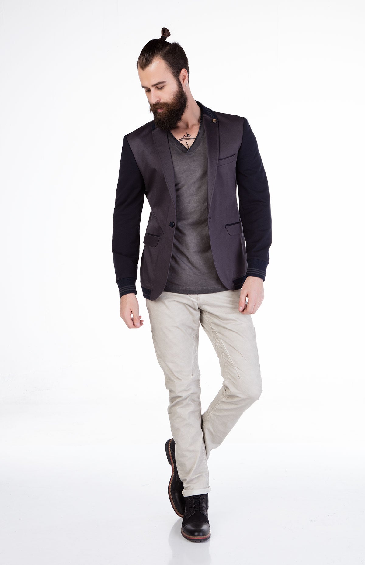 CJ126 Men's Blazer – Urban Style Meets Elegance