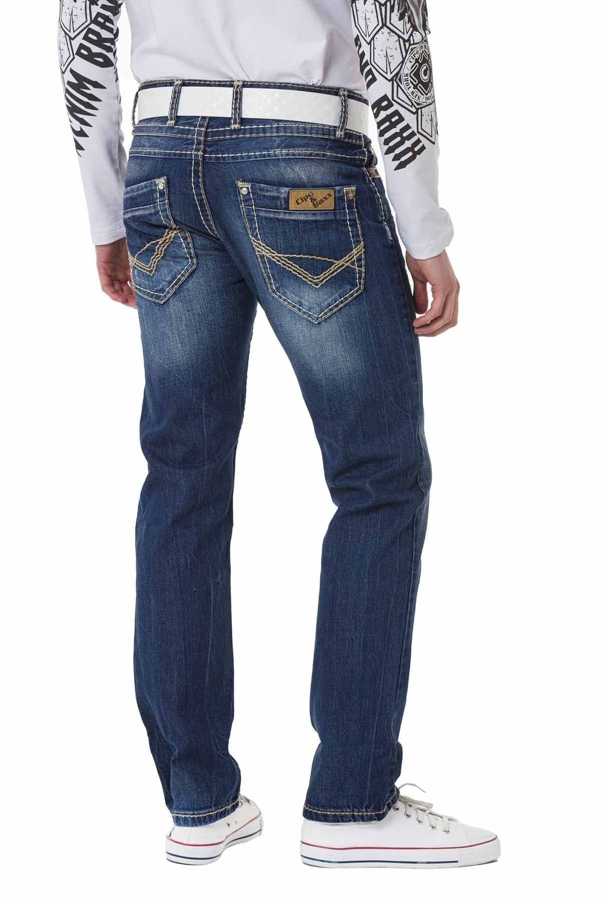 C-0688 men's straight fit jeans
