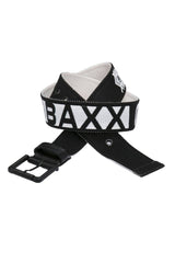 C-2133 Men's Fabric Belt Casual Belt with Large Brand Logo