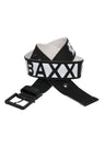 C-2133 Men's Fabric Belt Casual Belt with Large Brand Logo