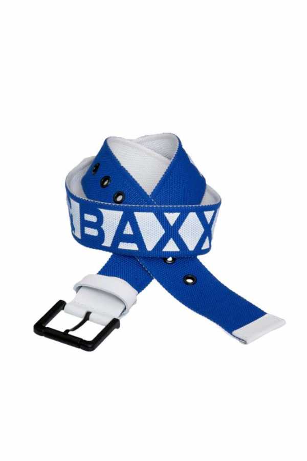C-2133 Men's Fabric Belt Casual Belt with Large Brand Logo