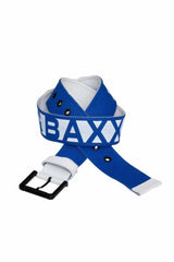 C-2133 Men's Fabric Belt Casual Belt with Large Brand Logo