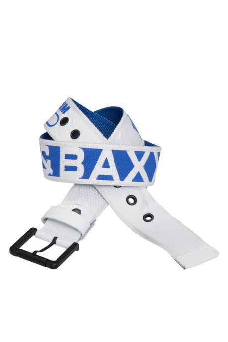 C-2133 Men's Fabric Belt Casual Belt with Large Brand Logo