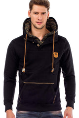 C44200 Men's hooded sweatshirt in a cool look