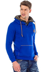 C44200 Men's hooded sweatshirt in a cool look