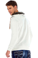 C44200 Men's hooded sweatshirt in a cool look
