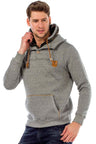 C44200 Men's hooded sweatshirt in a cool look