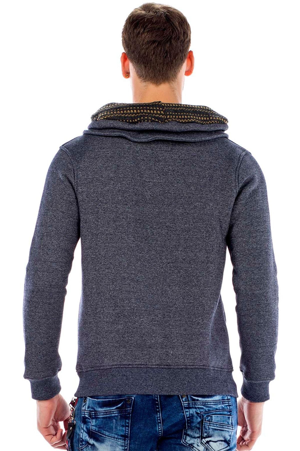 C44200 Men's hooded sweatshirt in a cool look
