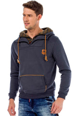 C44200 Men's hooded sweatshirt in a cool look