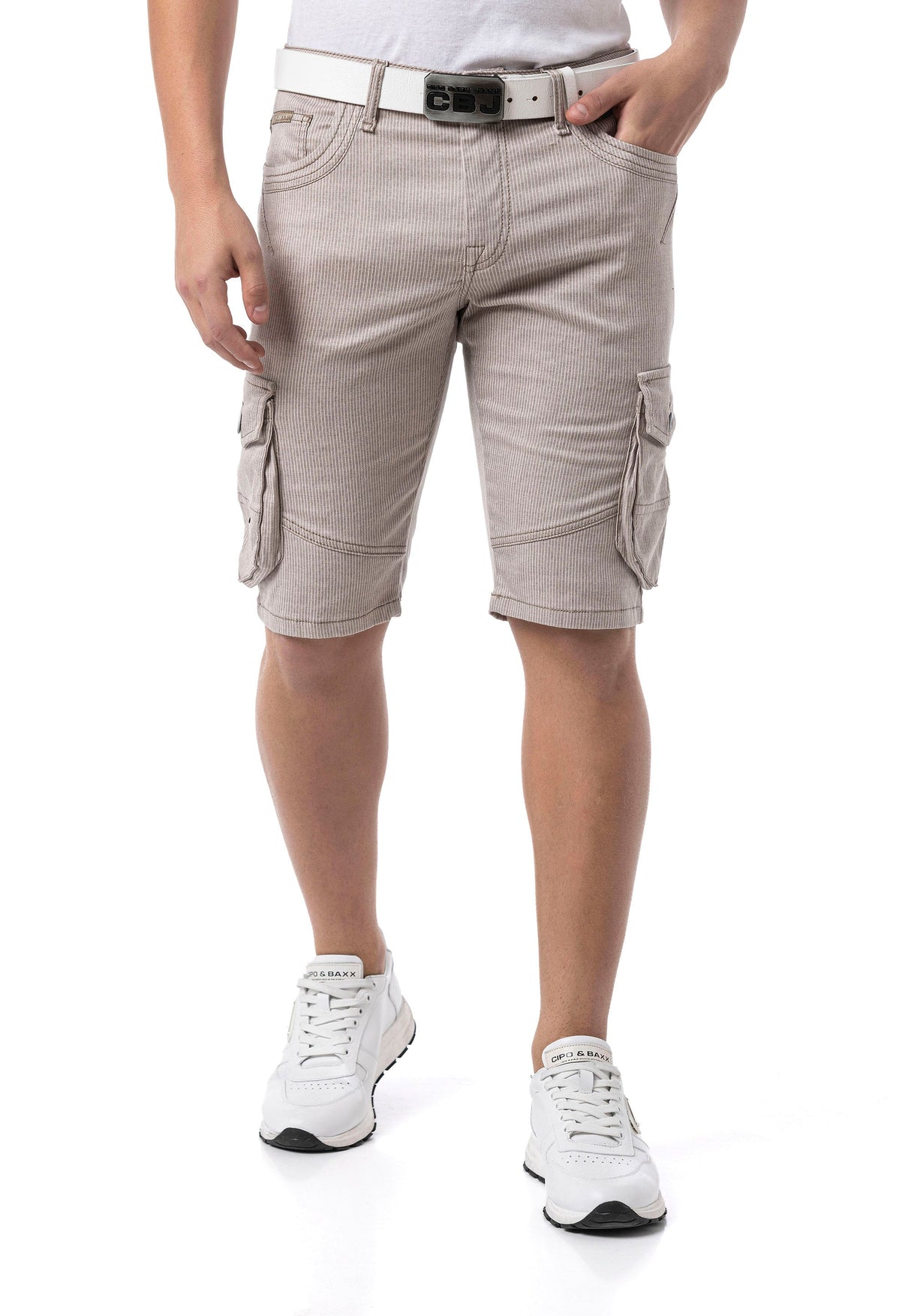 CK297 – Men's Capri Pants with Zipper