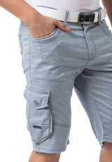 CK297 – Men's Capri Pants with Zipper