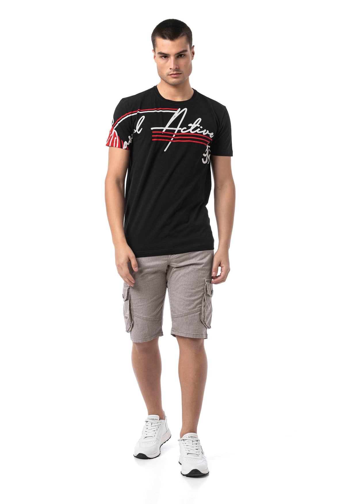 CK297 – Men's Capri Pants with Zipper