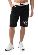 CK300 Men's Straight Fit Shorts with Embroidery