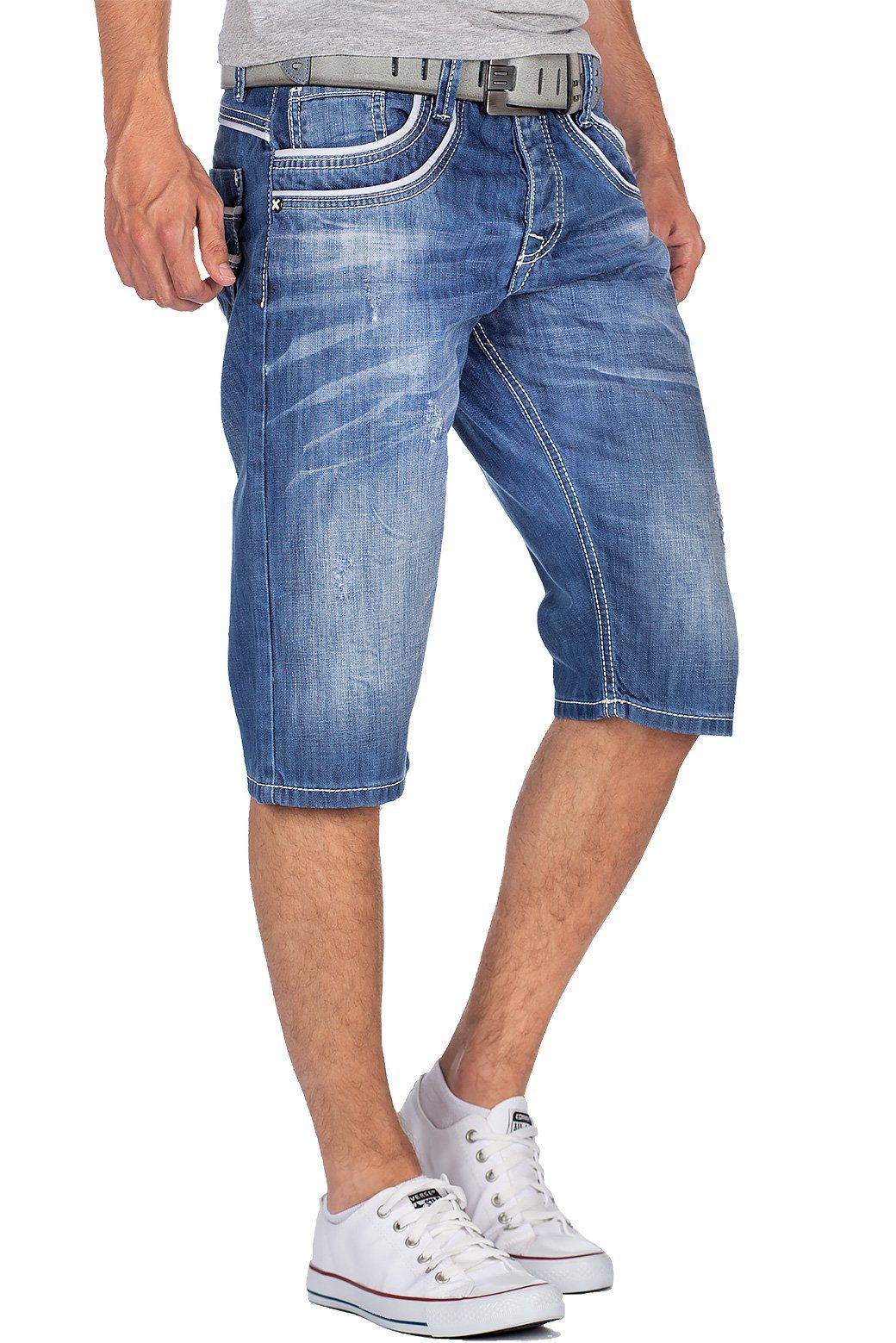 CK114 Men's Capri - Comfortable denim style for summer