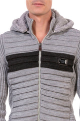 CP254 Men's Hooded Cardigan