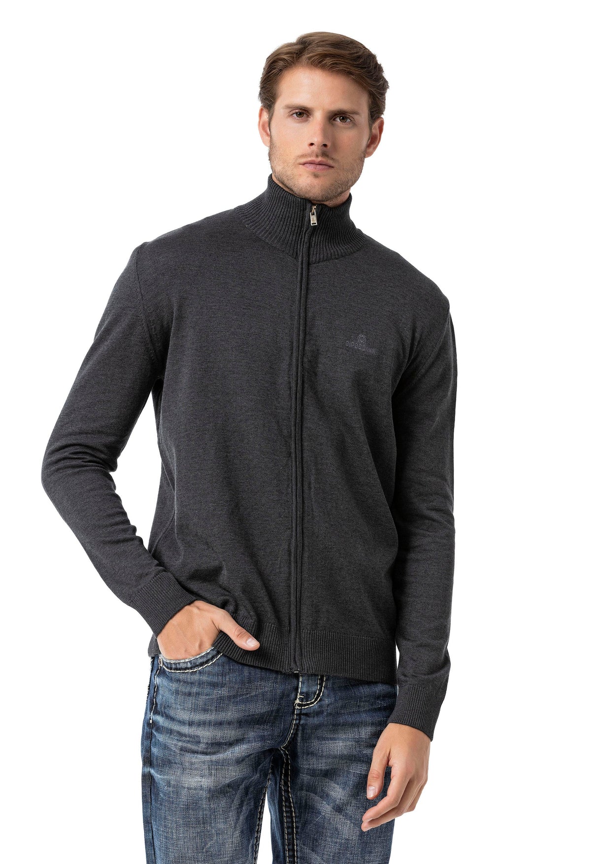 CP282 Men's Cardigan Sweater