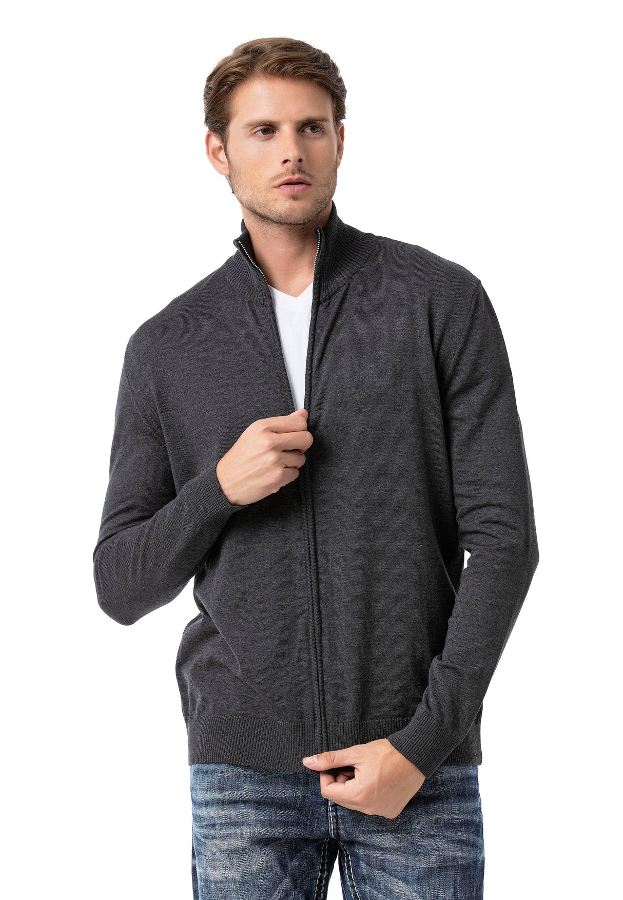 CP282 Men's Cardigan Sweater
