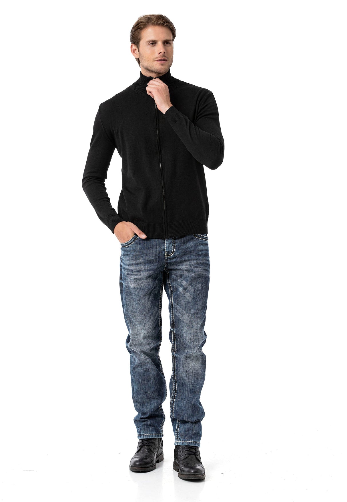 CP282 Men's Cardigan Sweater