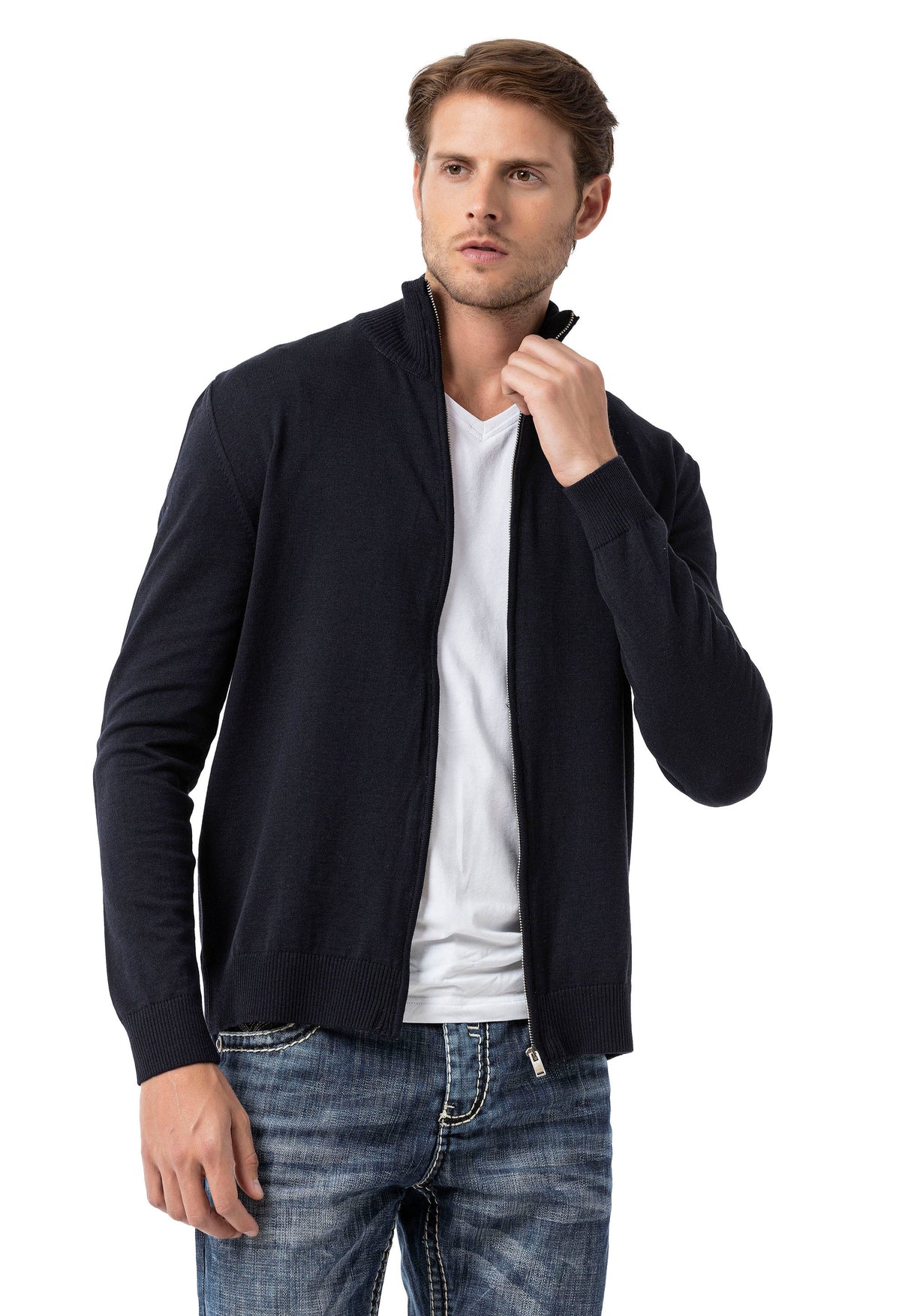 CP282 Men's Cardigan Sweater