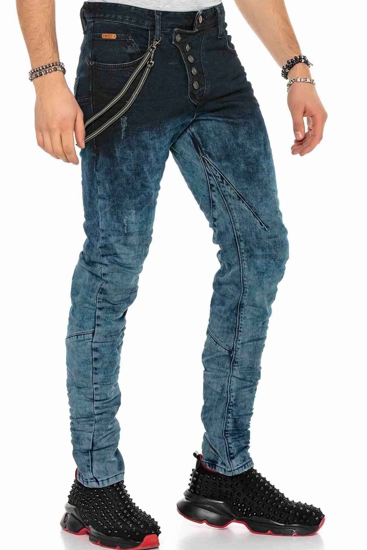 CD155 Men's comfortable jeans in a modern look with a straight fit