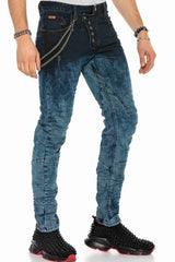 CD155 Men's comfortable jeans in a modern look with a straight fit