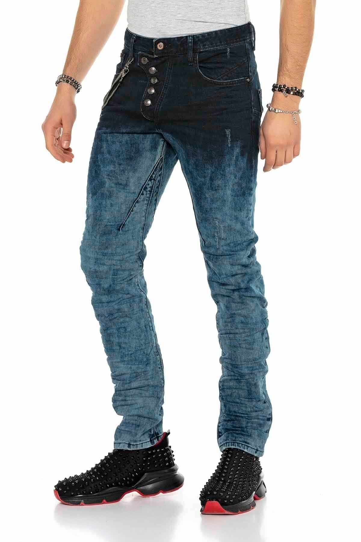 CD155 Men's comfortable jeans in a modern look with a straight fit