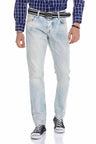 CD319X Men's comfortable jeans in straight fit