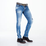 CD350 Men's comfortable jeans in a stylish destroyed look