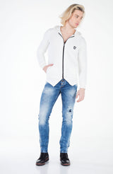CD350 Men's comfortable jeans in a stylish destroyed look