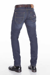 CD381 Men's comfortable jeans with a classic cut