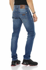 CD386 Men's comfortable jeans in a practical 5-pocket style