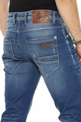 CD386 Men's comfortable jeans in a practical 5-pocket style