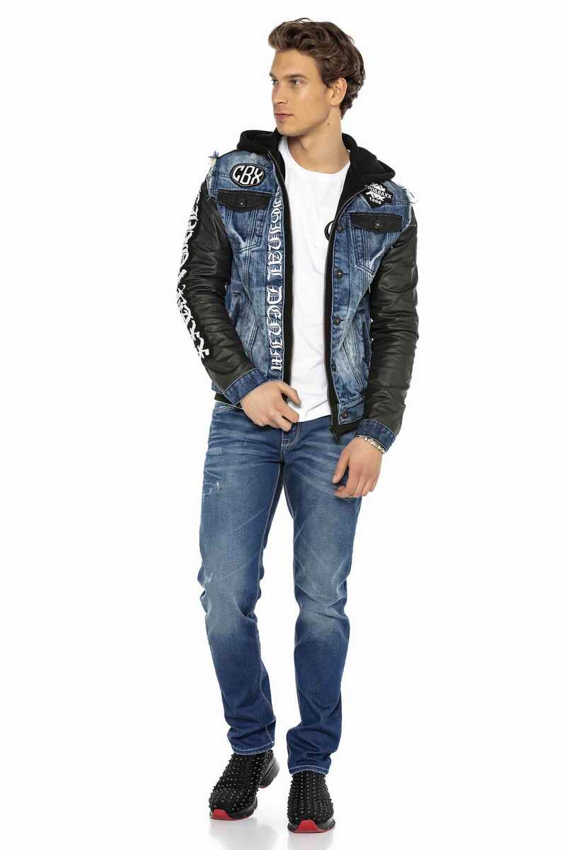 CD386 Men's comfortable jeans in a practical 5-pocket style