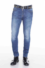 CD389 Men's comfortable jeans in a regular fit