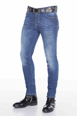 CD389 Men's comfortable jeans in a regular fit