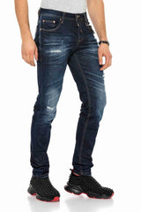 CD392 men's slim-fit jeans in a used look